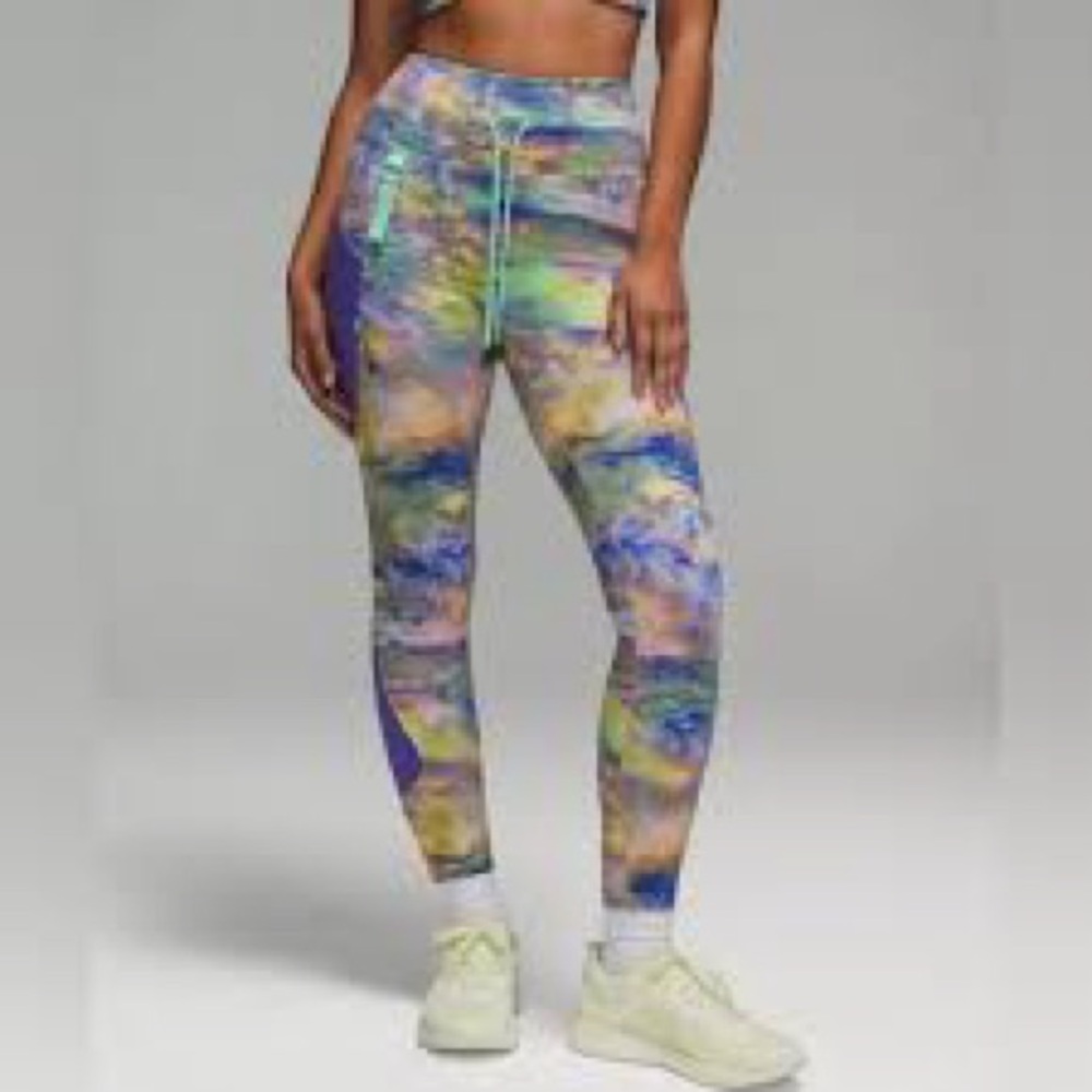 Lulu Lemon Colorful Abstract Leggings